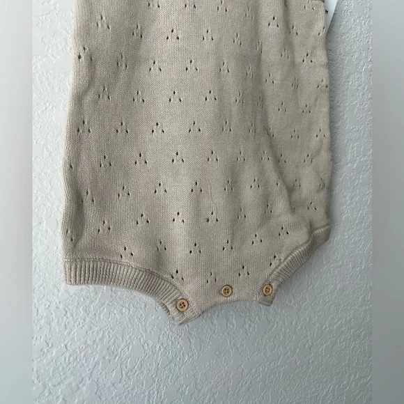 New Little Planet Baby Organic Sweater Knit shortalls - Picture 7 of 10